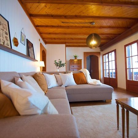 Chalet 4 Personnes Avec Sauna 莱森 外观 照片