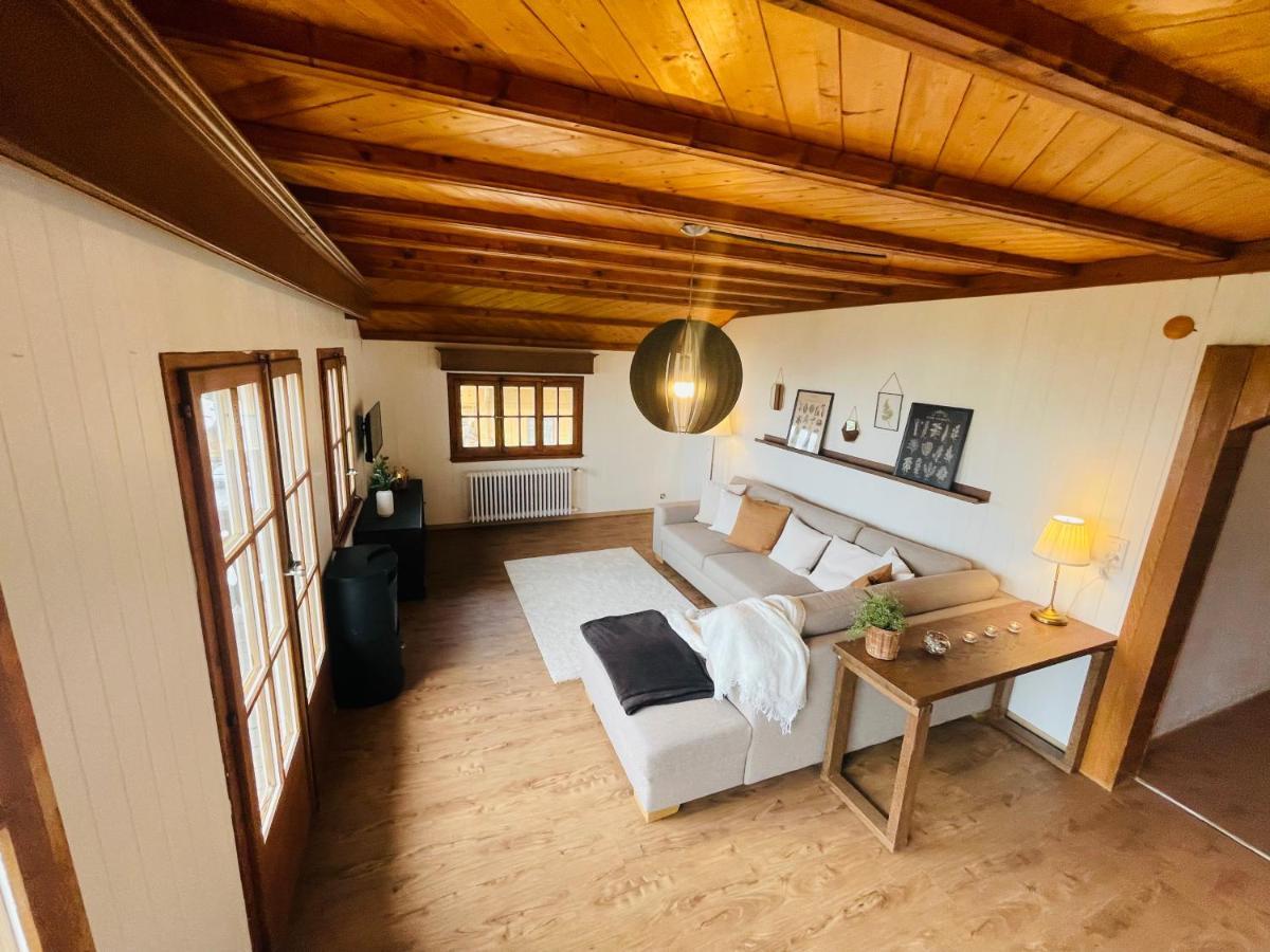 Chalet 4 Personnes Avec Sauna 莱森 外观 照片