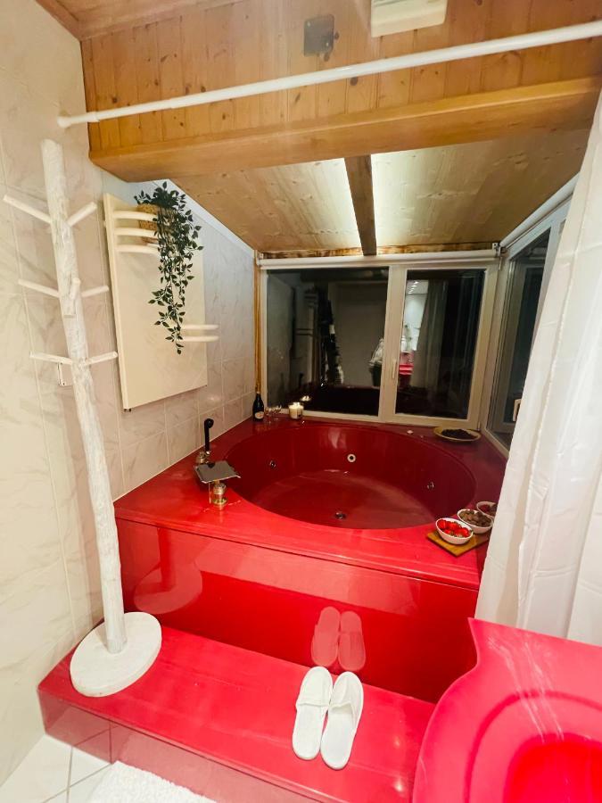 Chalet 4 Personnes Avec Sauna 莱森 外观 照片