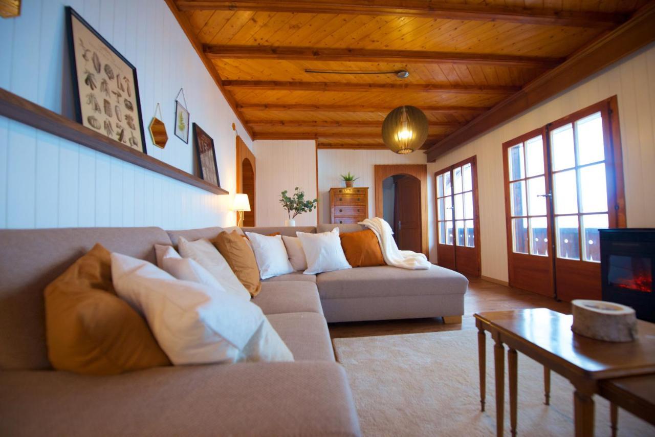 Chalet 4 Personnes Avec Sauna 莱森 外观 照片
