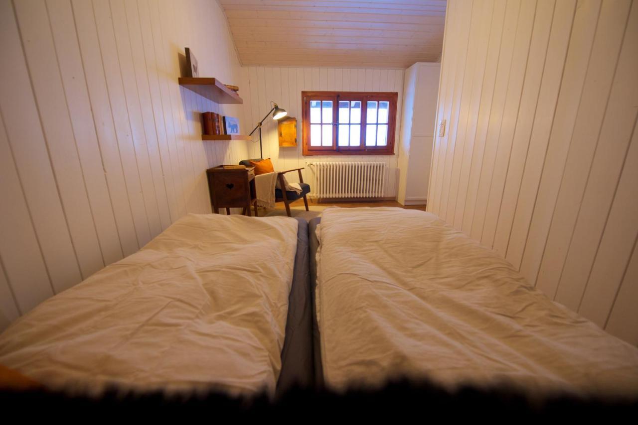 Chalet 4 Personnes Avec Sauna 莱森 外观 照片