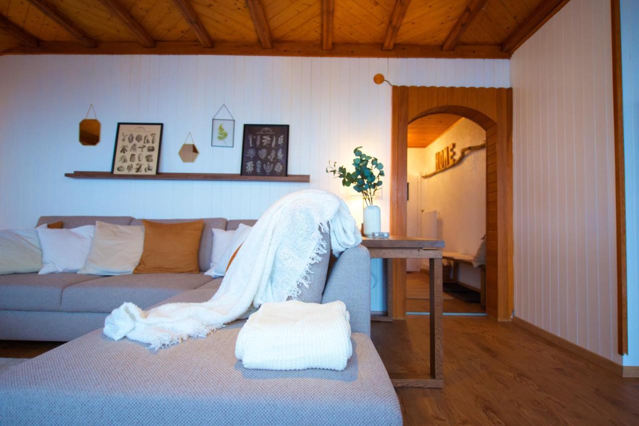 Chalet 4 Personnes Avec Sauna 莱森 外观 照片