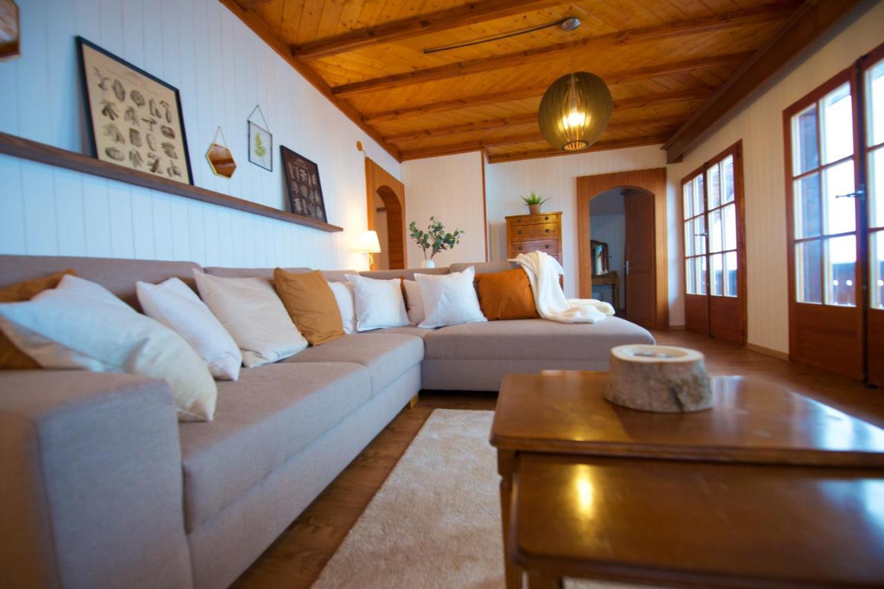 Chalet 4 Personnes Avec Sauna 莱森 外观 照片