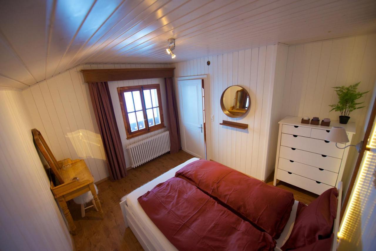 Chalet 4 Personnes Avec Sauna 莱森 外观 照片