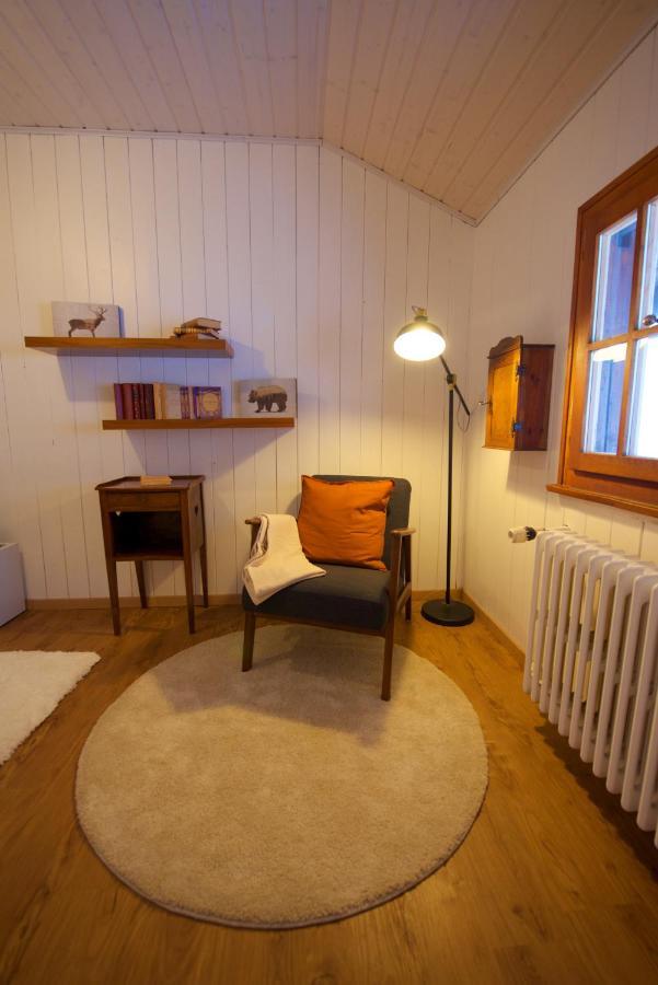 Chalet 4 Personnes Avec Sauna 莱森 外观 照片